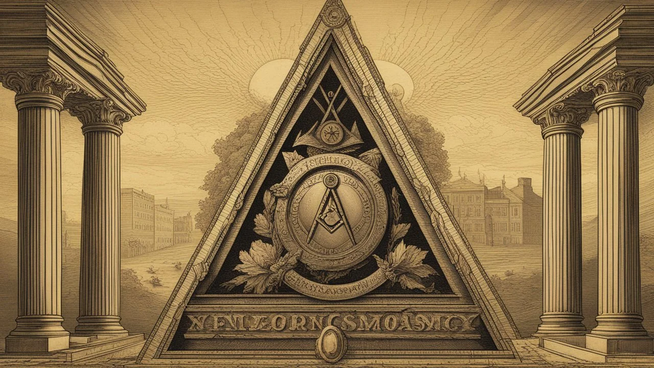 The thumbnail image presents a captivating and enigmatic scene that is intertwined with the world of Freemasonry. Displayed prominently is the iconic emblem of the Masonic order, featuring the pentagram and the compass. These symbols are rooted in the rich history and heritage of the fraternity. Surrounding the emblem are subtle, shadowy details that fade into the background, alluding to the secretive and mysterious nature of Freemasonry. The subdued lighting and cool color palette obscure the e