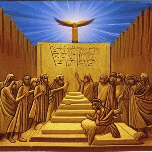 ark of the covenant, receiving the ten commandments, holy, sacred