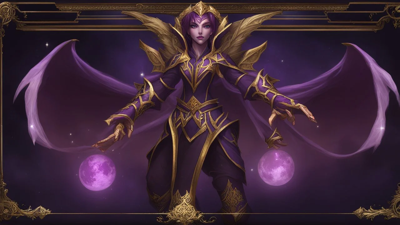 A purple Umbral Gold Elf