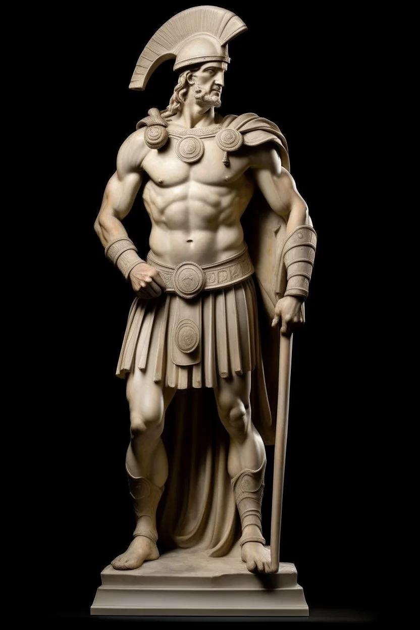 Roman Statue Aeneas the trojan hero