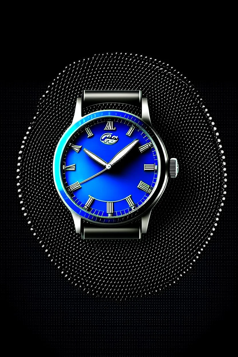 Design an ad-style image showcasing the Pepsi watch in a high-quality, attention-grabbing manner, highlighting its key selling points.