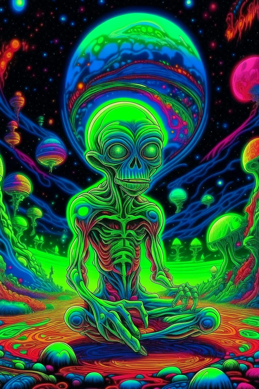 Alien ohne LSD World