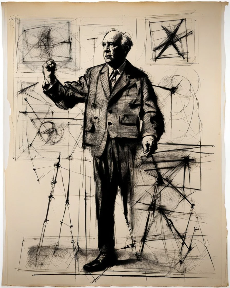 sketchdrawing by William Kentridge