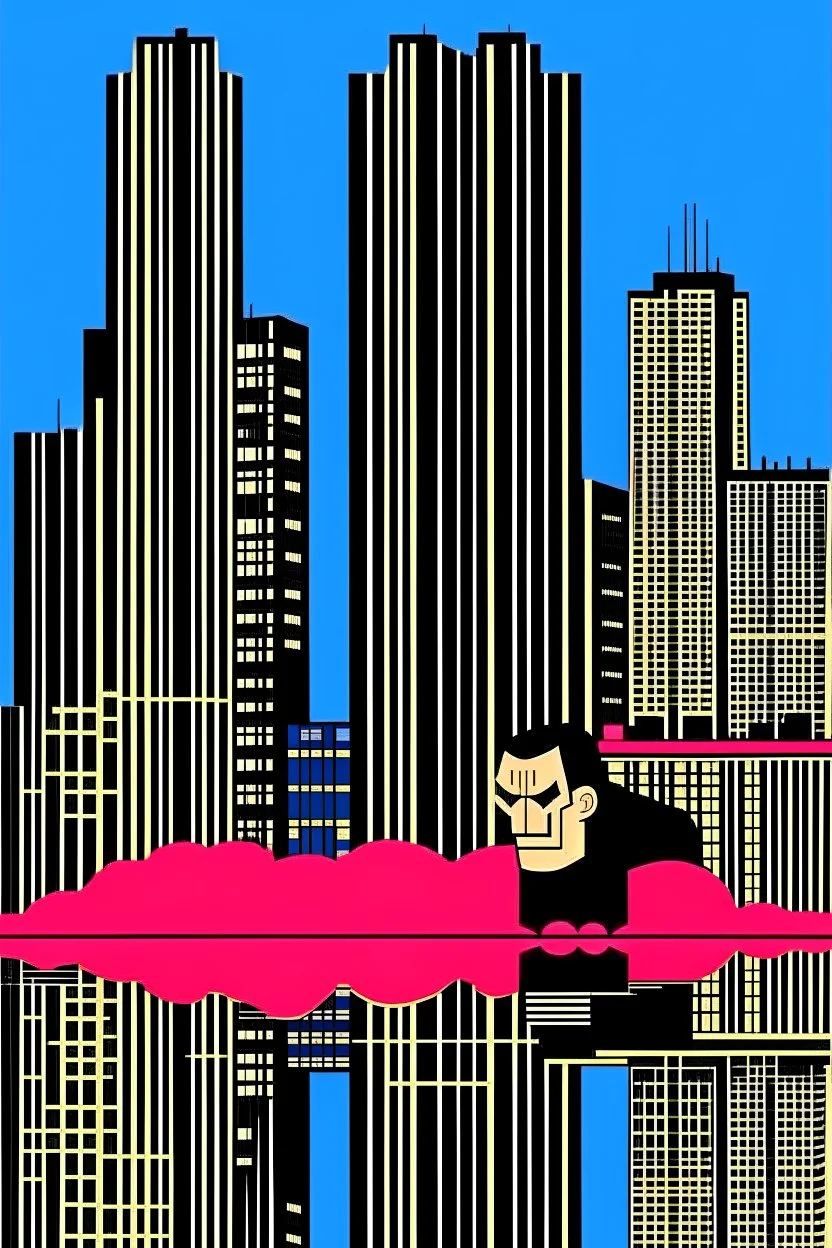 punisher sku;; CITY beach hideout in the style of Hiroshi Nagai