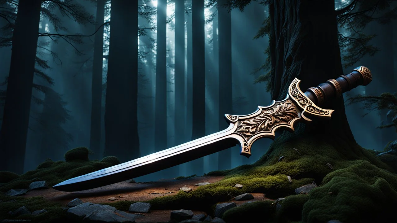 a undead slayer sword made of magical wood. exquisite realism, a masterpiece, fantasy concept art, dynamic lighting, hyperdetailed, intricately detailed, deep color, Unreal Engine, volumetric lighting , Epic cinematic brilliant stunning intricate meticulously detailed dramatic atmospheric maximal,