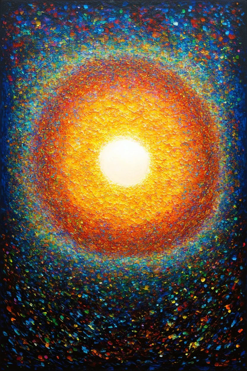 AI Slop is a picture of a black hole sun done as a surrealistic Fever Dream; Klimt; Kandinsky; Golden Hour; Iridescent; Controversial; Supremely Detailed; Marvelous; Whimsical