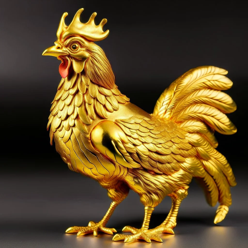 Gold chicken