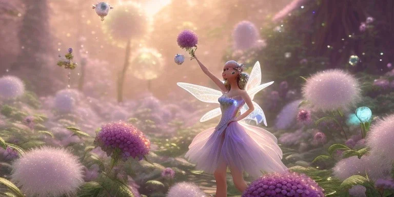 crystal subtle flower in a galactic ambiance beautiful fairy, transparent, delicate colors, in the foreground, full of details, smooth，soft light atmosphere, light effect，vaporwave colorful, concept art, smooth, extremely sharp detail, finely tuned detail, ultra high definition, 8 k, unreal engine 5, ultra sharp focus