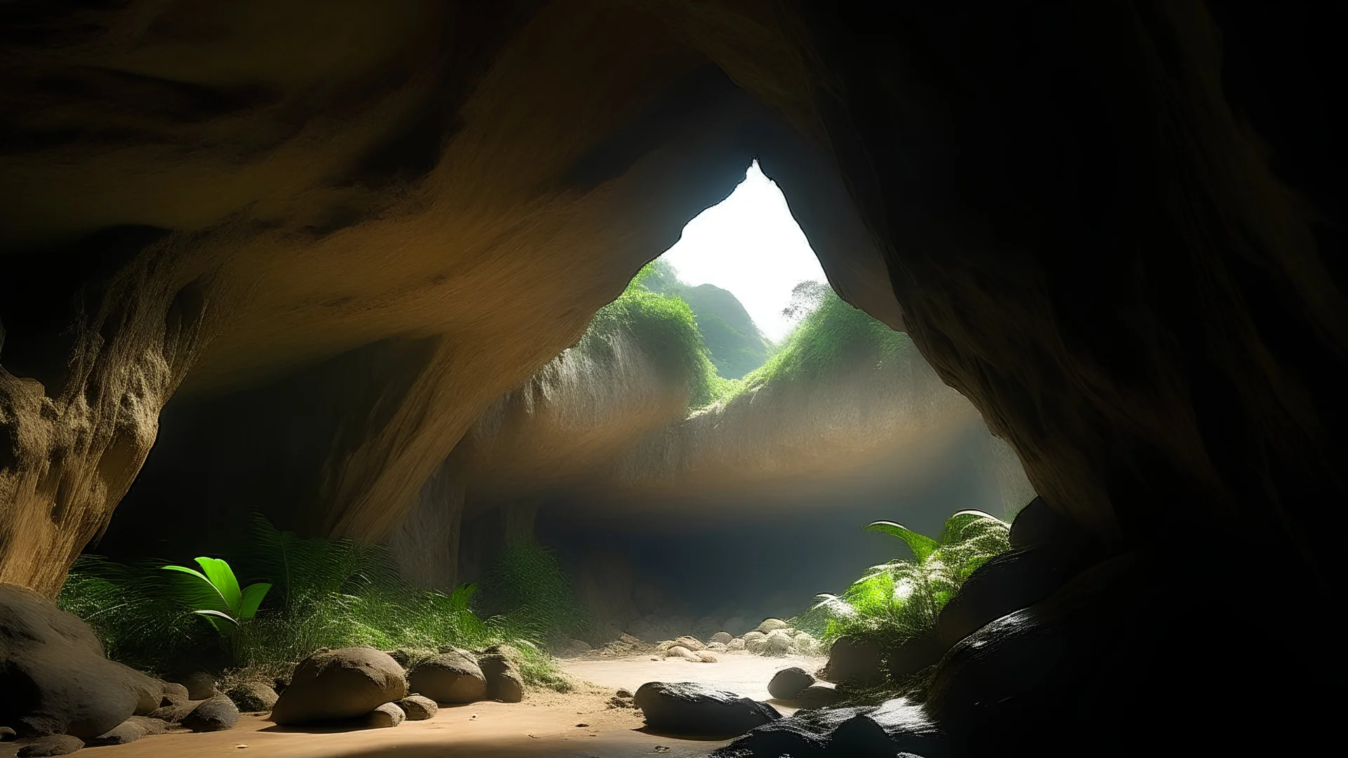 huge cave