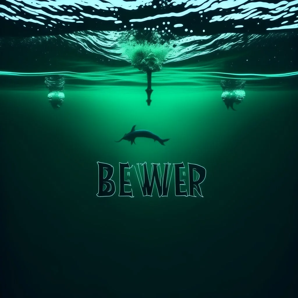 below the water