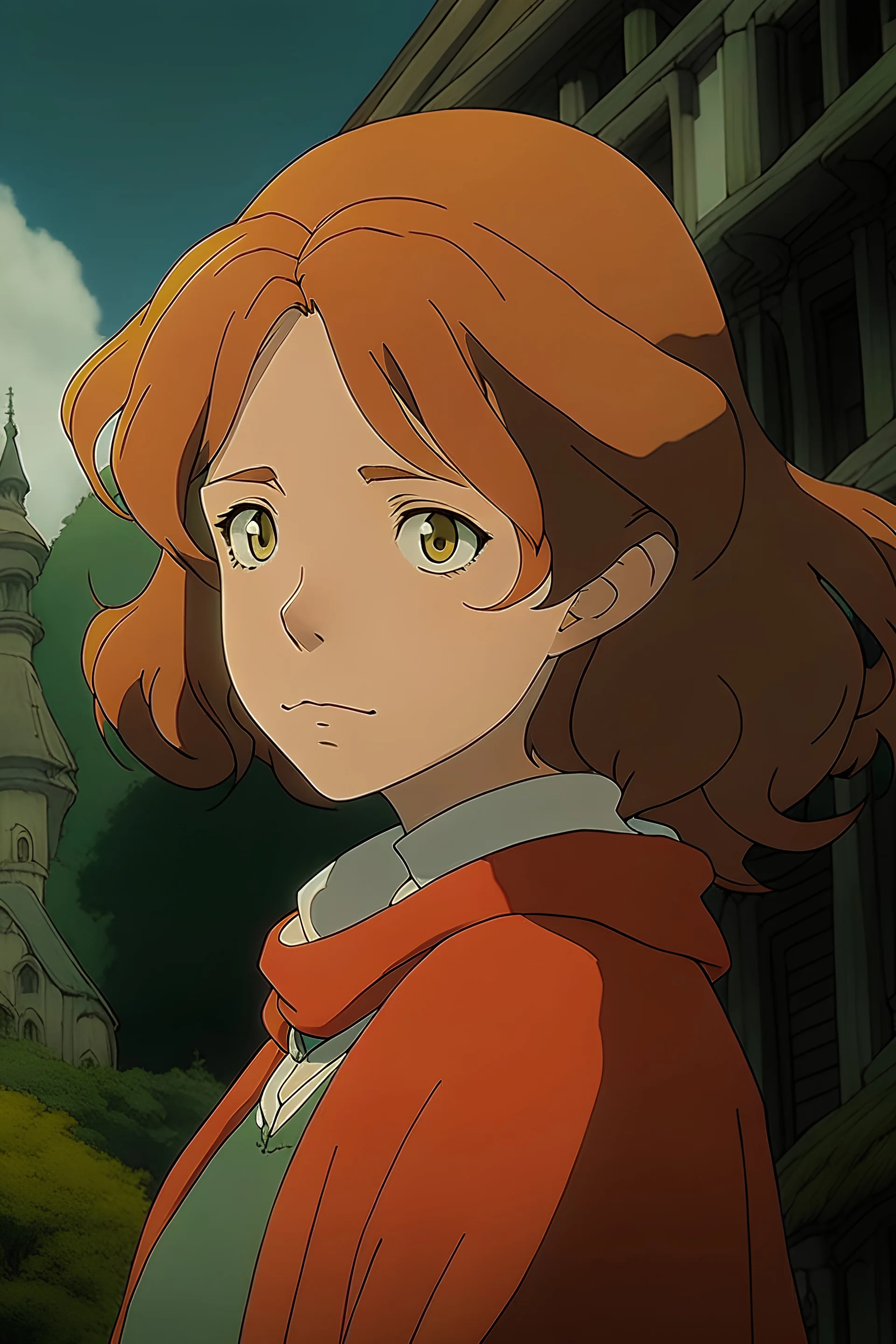 Crollo Lucilfer in Ghibli art style