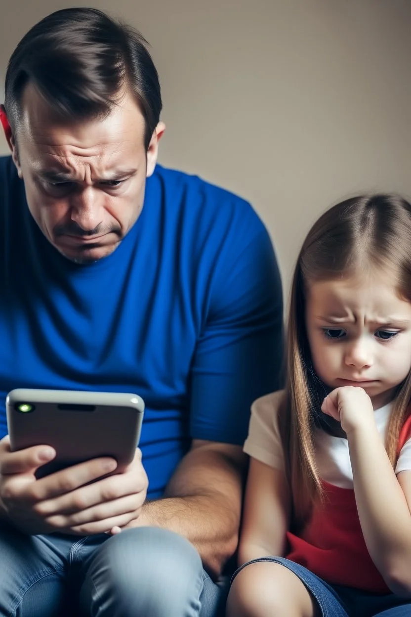 forældre der bruger sin telefon for meget