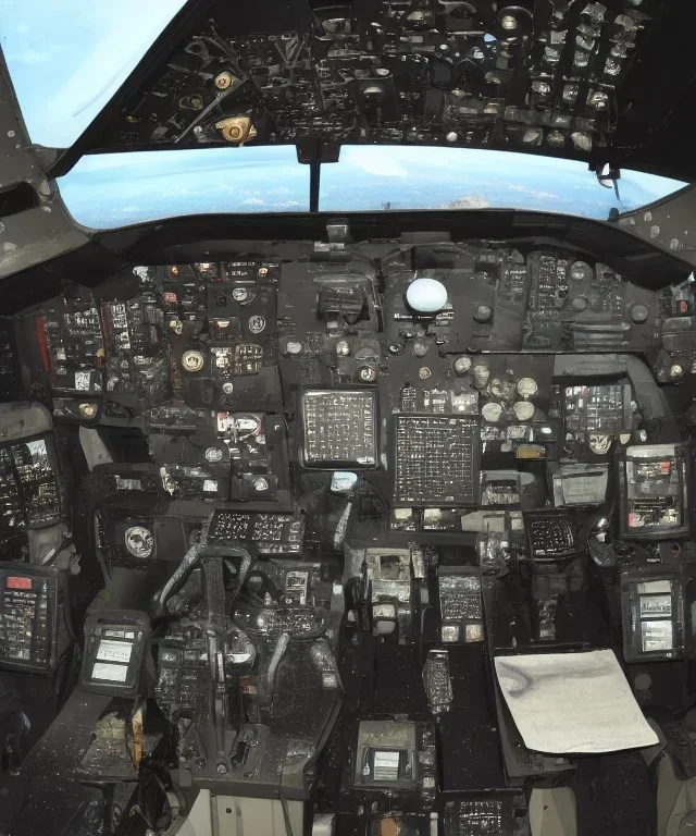 Cockpit of a ufo