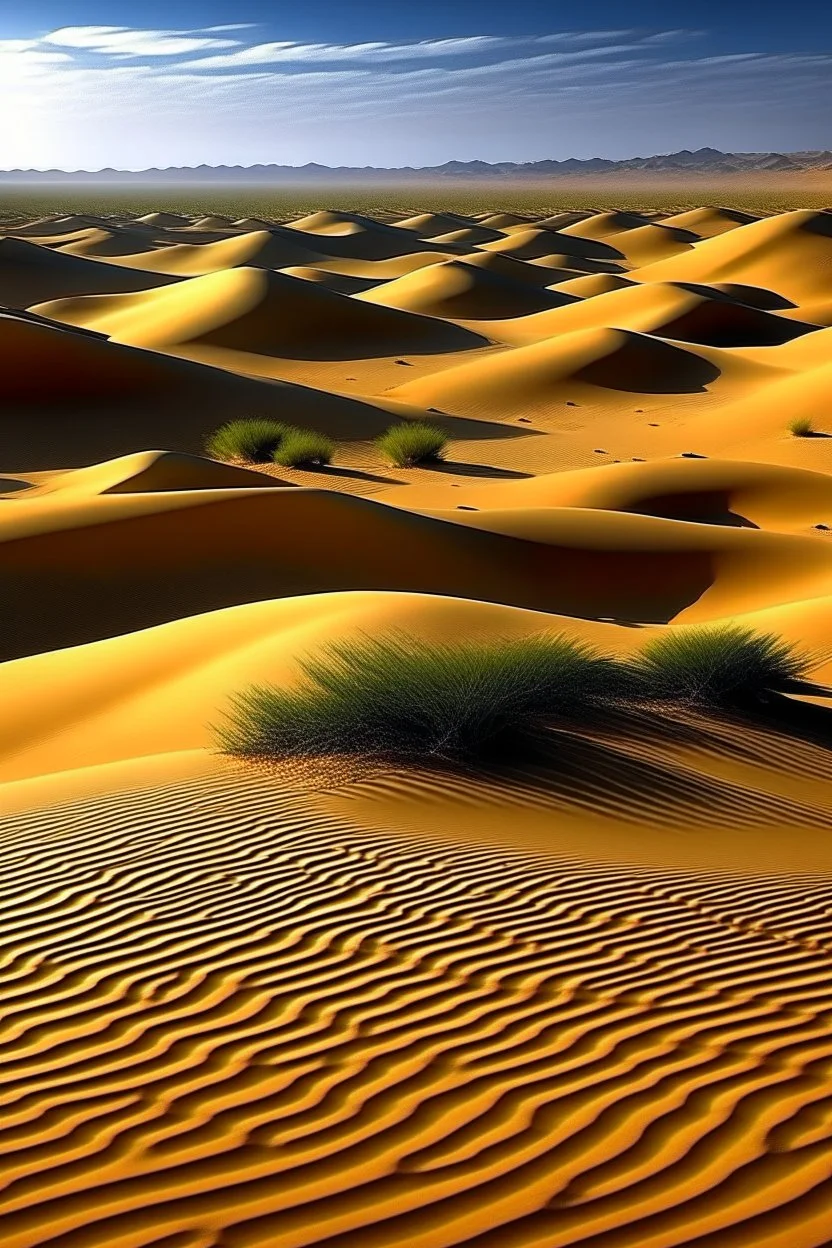 African desert dunes