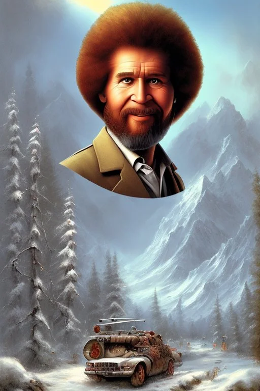 Bob Ross committing war crimes