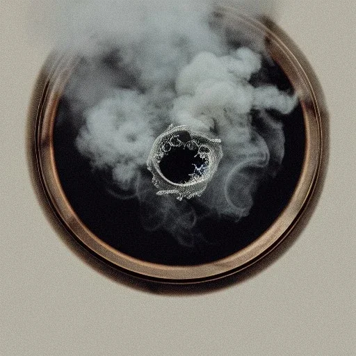 tiny delicate smoke and steam, beautiful composition, centered in frame, smoke effect, steam effect, pastel colors, plain solid color, highly intricate, extremely ornate, highly detailed, photorealistic, chiaroscuro, aesthetic layout, monochrome pantone, minimalist photography, hyper realistic, octane render, minimalist art