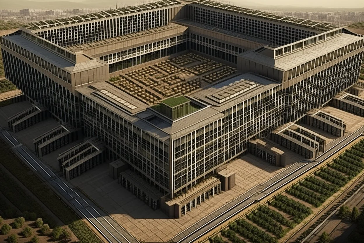 Military headquarters buliding/structure design similar to pentagon