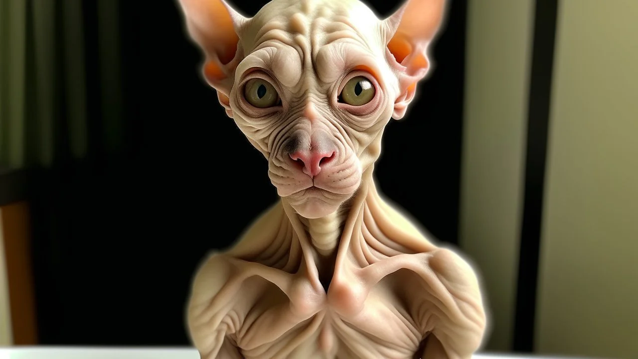 Moises , sin pelo con mirada vaga y color de piel blanca