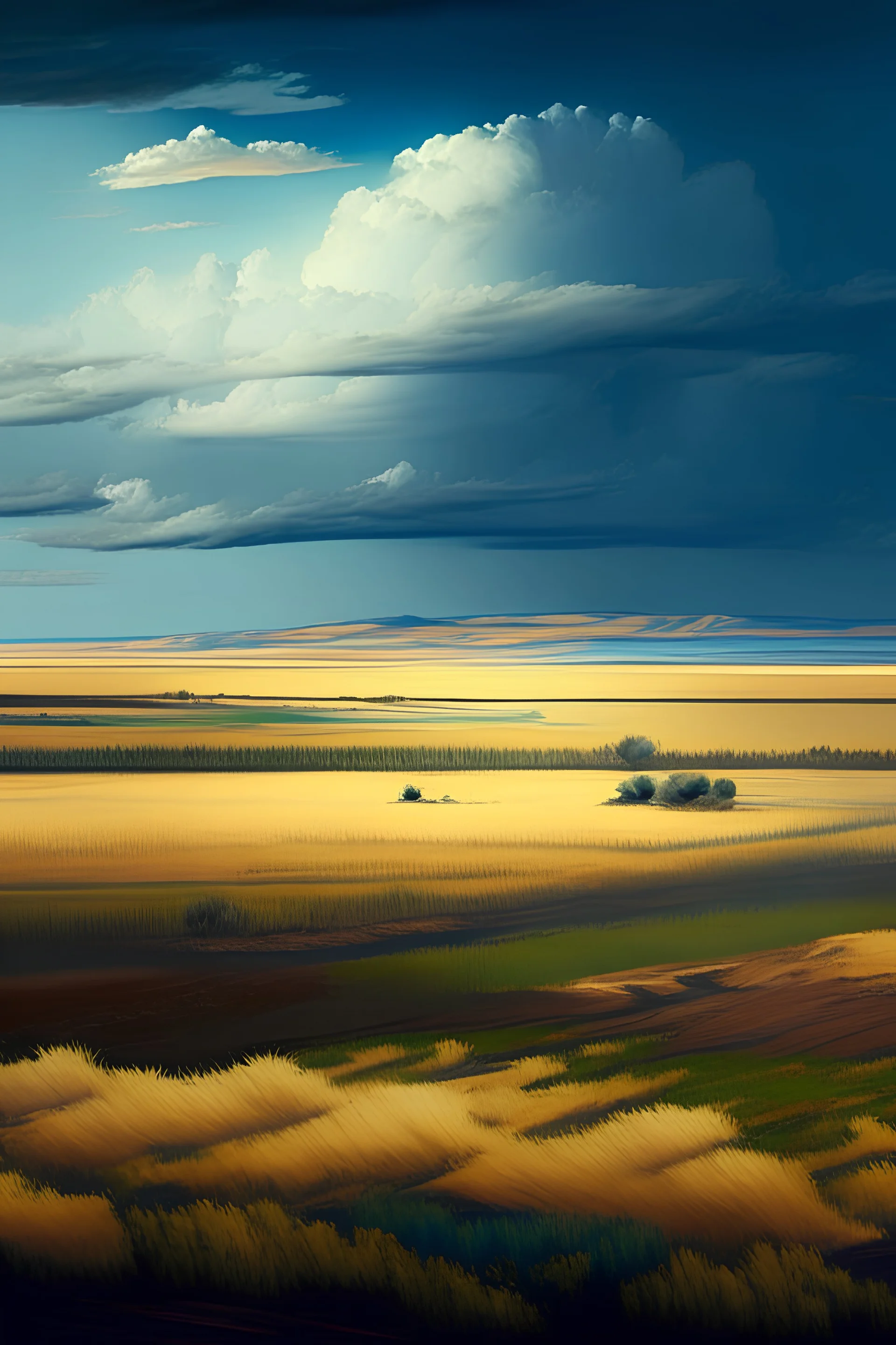 landscape of plains