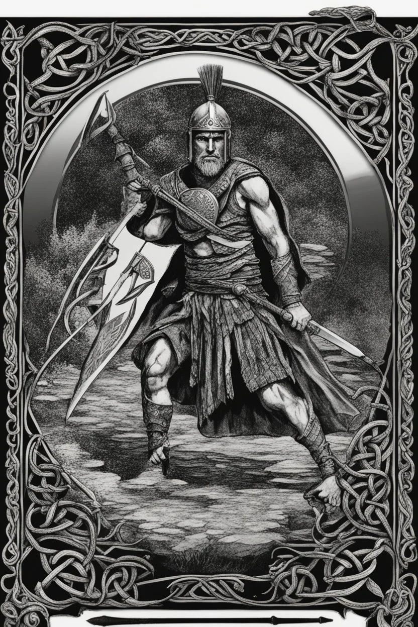 celtic spear warrior