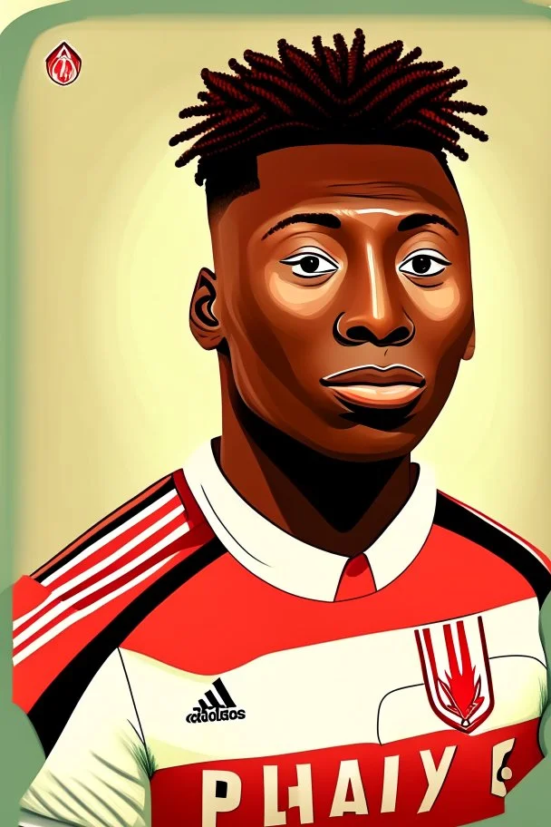 Andre Onana Footballer ,cartoon 2d