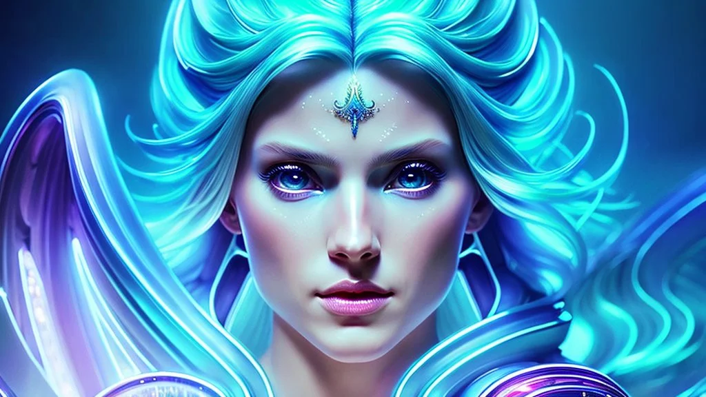 Lexica Aperture v2 Hyper detailed ultra sharp, trending on artstation, vibrant aesthetic, blonde ethereal sublle (((smiling)))+++ luminous heavenly goddess, angel, colorful, psychedelic, ornate, intricate, digital painting, concept art, smooth, sharp focus, illustration, not human anthropomorphic alien cyborg, art by artgerm and greg rutkowski and h. r. giger, louis royo, salvador dali, 8 k