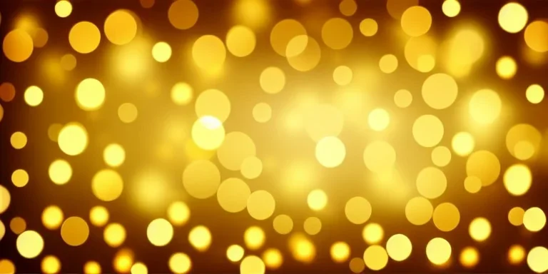 Festive abstract Christmas bokeh background - golden bokeh lights, beige - New Year, Anniversary, Wedding, banner