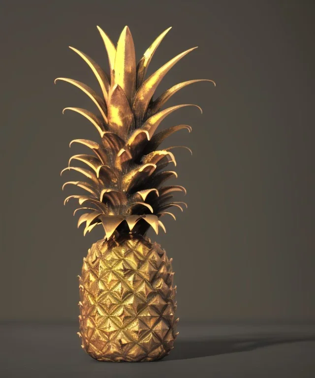 Metal pineapple, with galaxy lighting