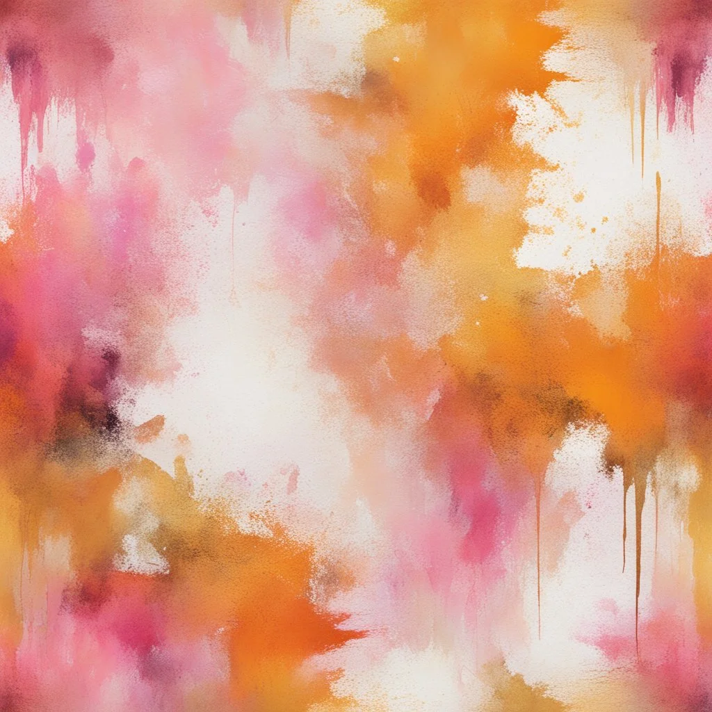 Hyper Realistic grungy-rustic golden, orange, white & pink multicolor & textured-brush-stroke background