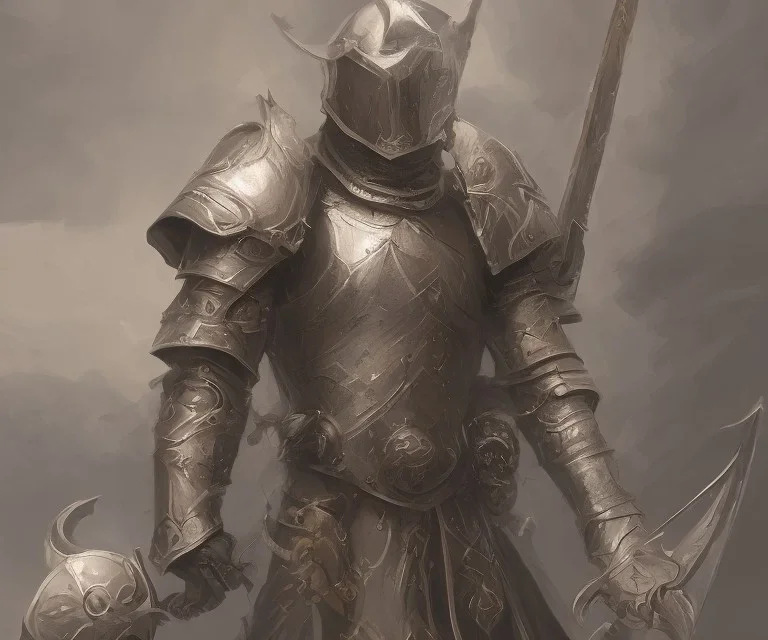 knight, d&d, magic armor, concept art, cinematic