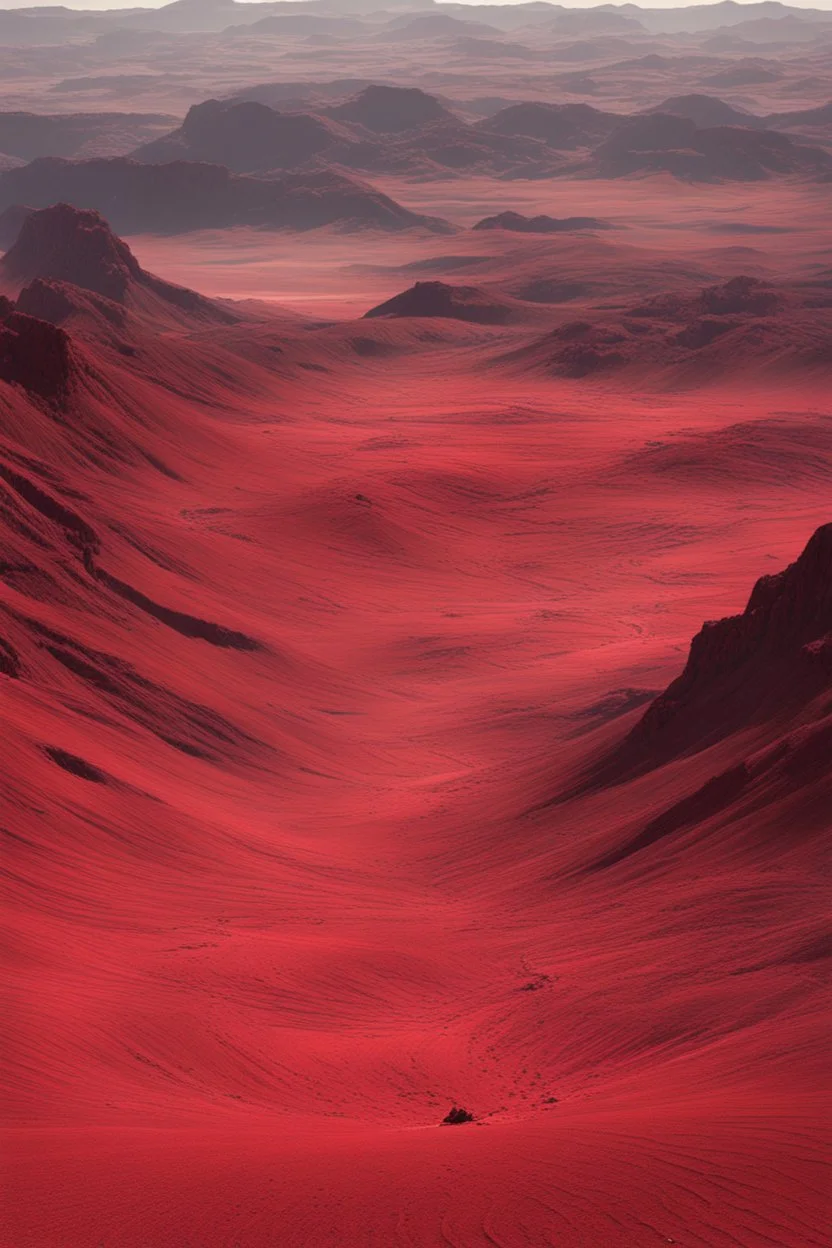 a red blooded desert valley