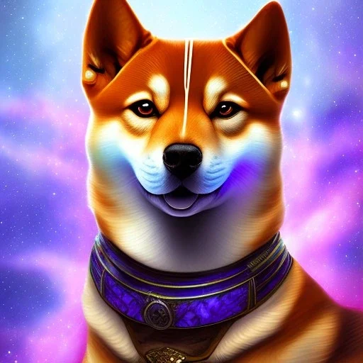 pleiadian shiba inu ultraviolet