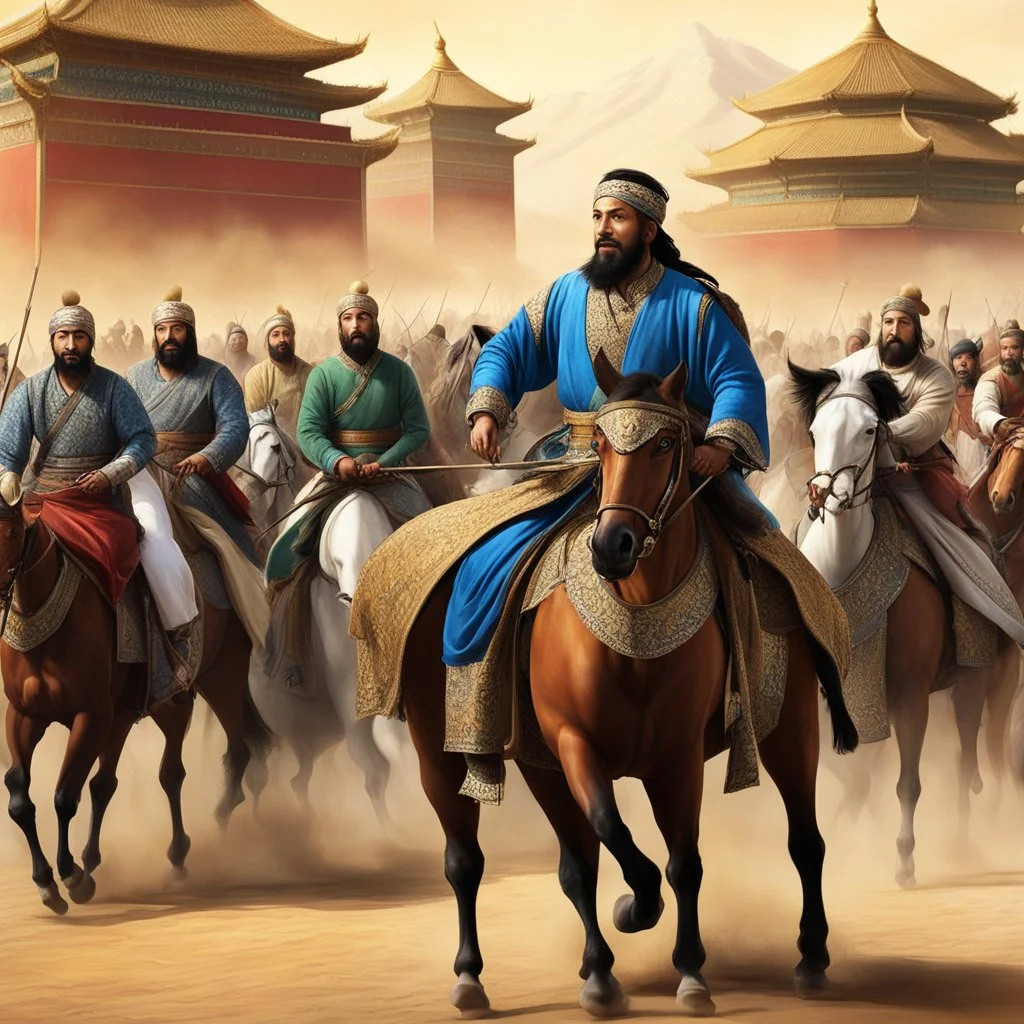 Desperate to escape his stressful job as a judge for the volatile Sultan Muhammad bin Tughluq, Ibn Battuta happily accepts an appointment as the Sultan's official ambassador to the Mongol Emperor of China. He set off from Delhi with a massive, opulently wealthy convoy consisting of thousands of soldiers, servants, and hundreds of horses carrying immense treasures, fabrics, and gifts.