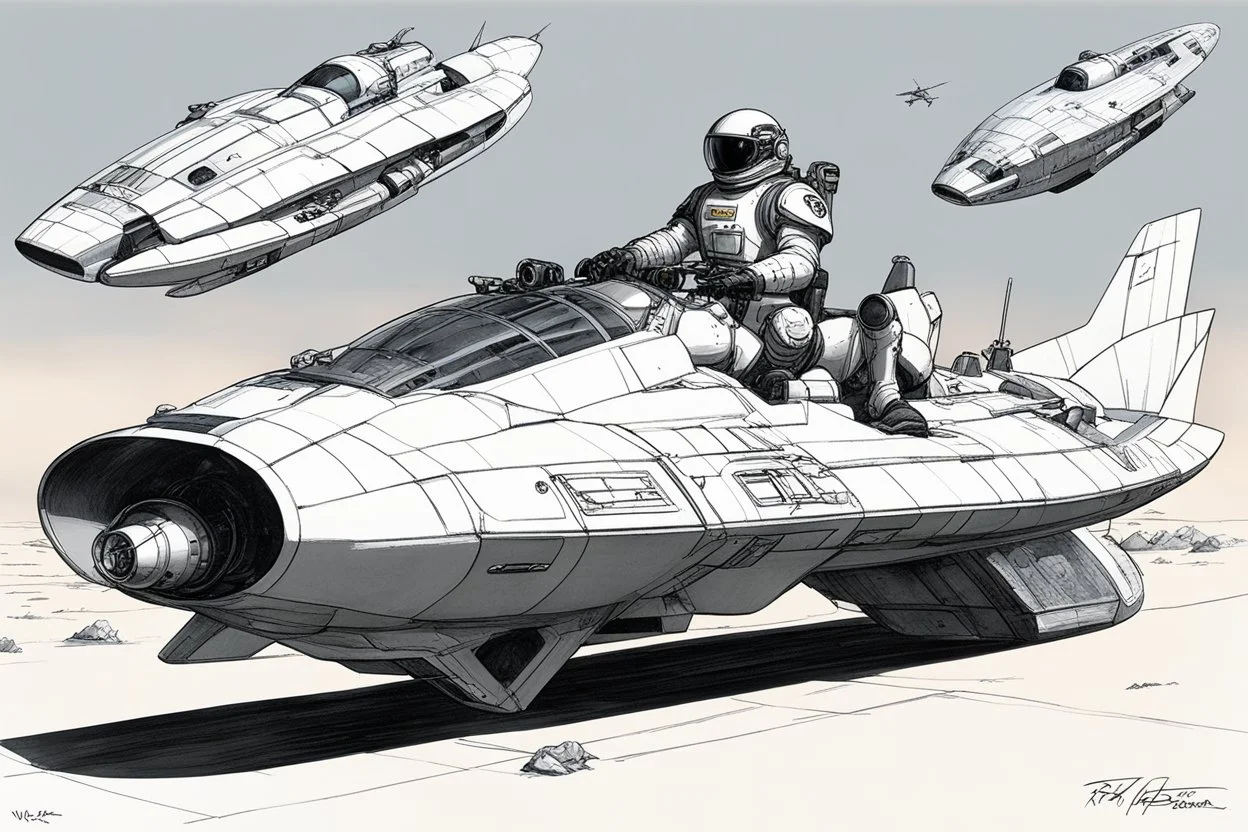 [diagrams by W. Heath Robinson] stylesheet design: Featured in RIFTS Northern Gun 2 published by Palladiumbooks, this is a NG-R33 Viper Ride Armored pilot atop of the NG-488 Cobra Turbo Hovercycle resting out on the outskirts of RIFTS Earth. [with characteristics and instructions]