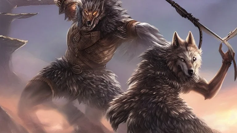 wolf Warrior, D&D,