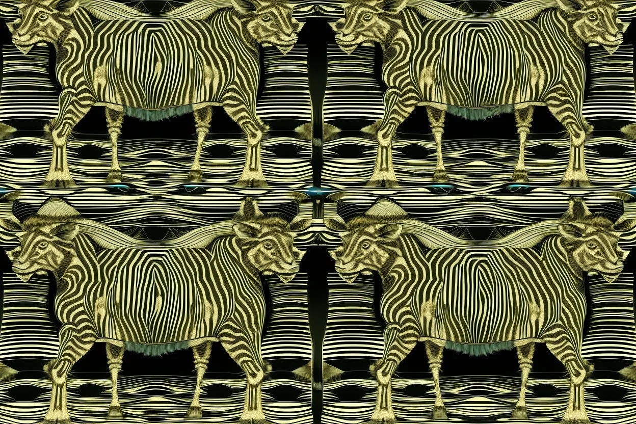 Stereoscope pattern image of an animal