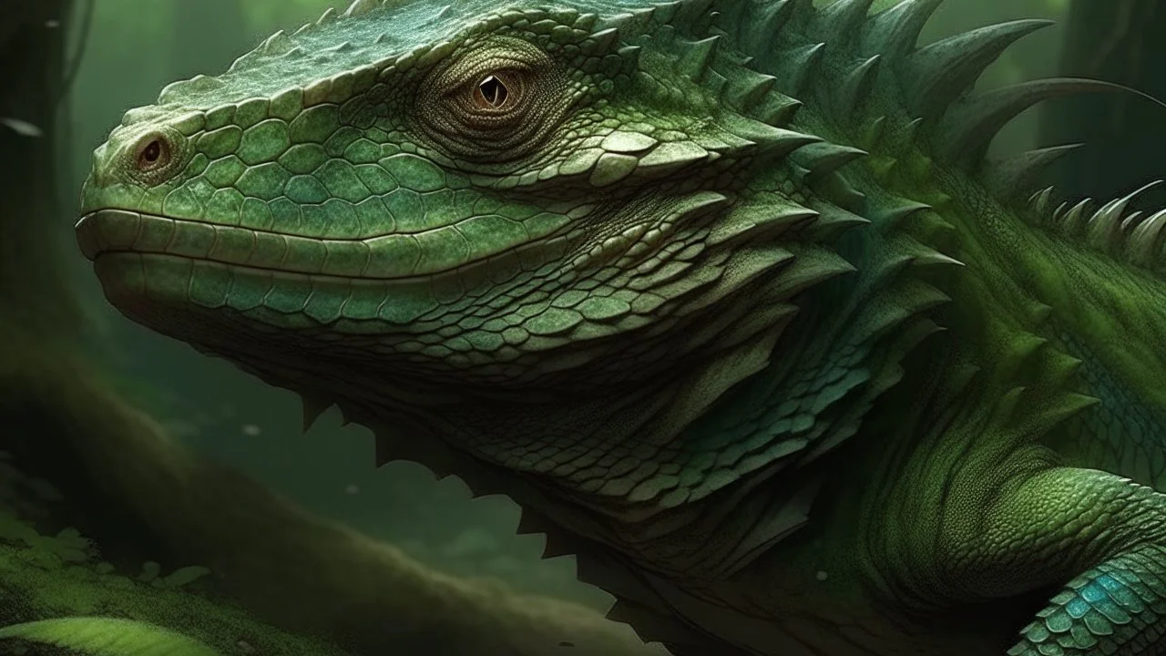 The Basilisk - if coming face to face with a large ugly lizard wasn't bad enough, this one will turn you to stone. You need a mirror to deflect its gaze back unto itself. Big nasty evil lizard.