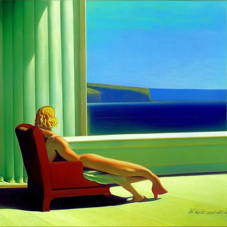 relaxing scenery by edward hopper high definition