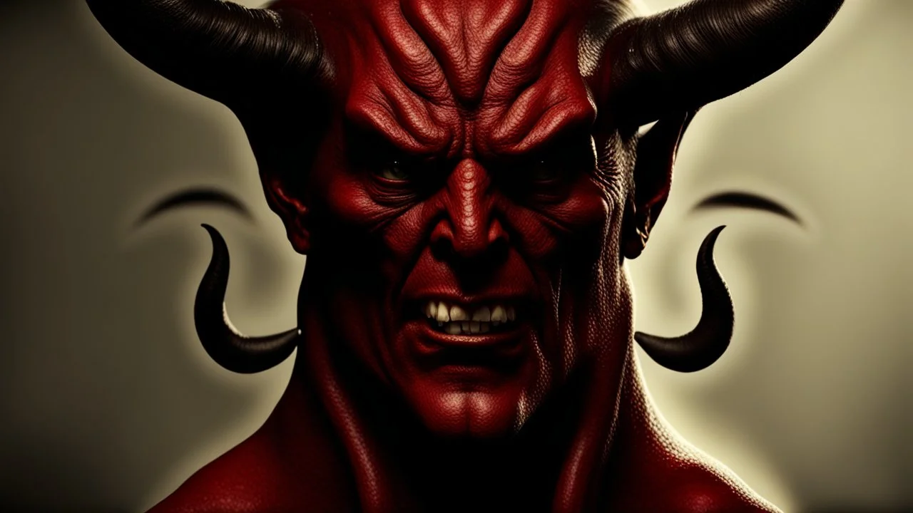 portrait satan photorealiste 4k