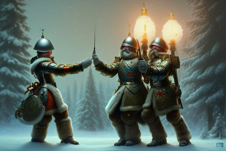 "close up on A ucrain soldier and Russian soldier hug each other,gift, Christmas gift, Christmas decorations,Christmas tree" 8k resolution concept art by Greg Rutkowski dynamic lighting hyperdetailed intricately detailed Splash art trending on Artstation triadic colors Unreal Engine 5 volumetric lighting Alphonse Mucha WLOP Jordan Grimmer orange and teal"