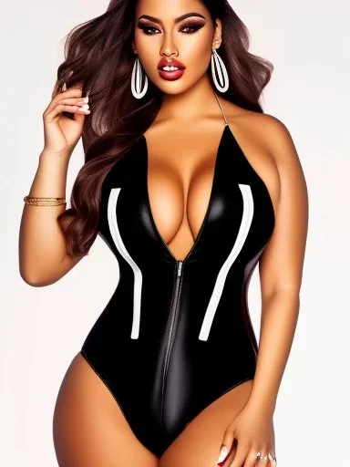 curvy-latina-in-swimsuit-posing