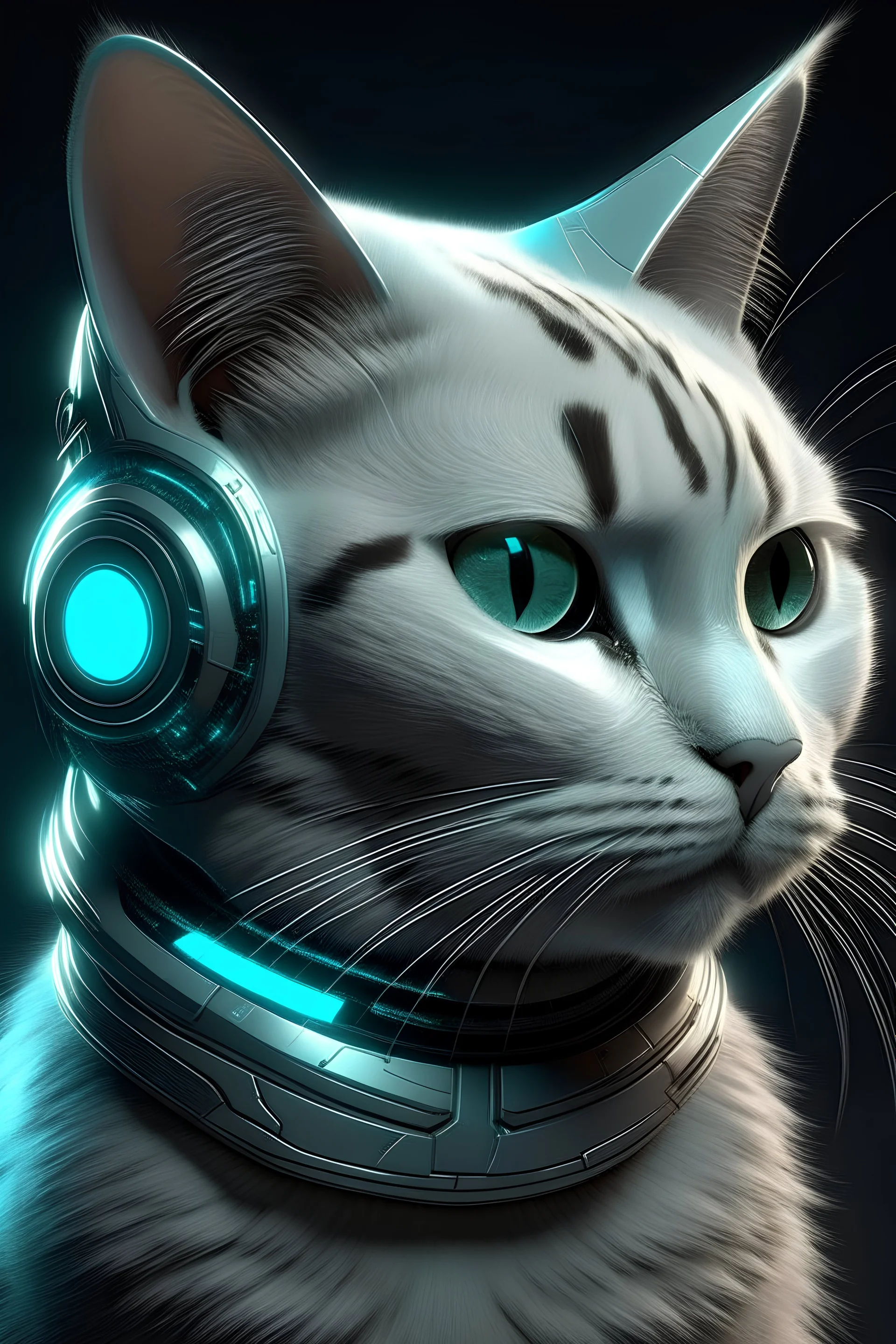 futuristic cat