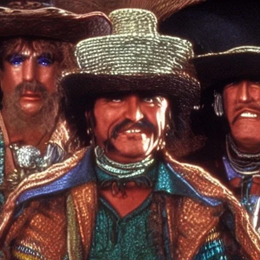 Insanely detailed photograph of an El Guapo from three amigos movie