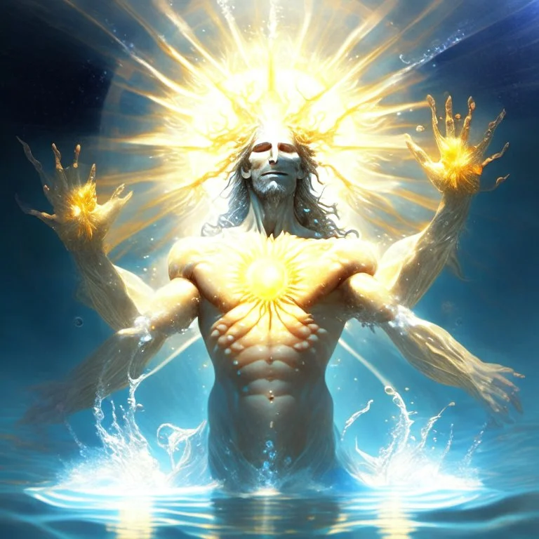 A divine being made from the combination of water and sun with cosmic powers and Dracula