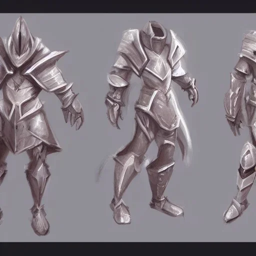 mail and clothe armor concept art videogame