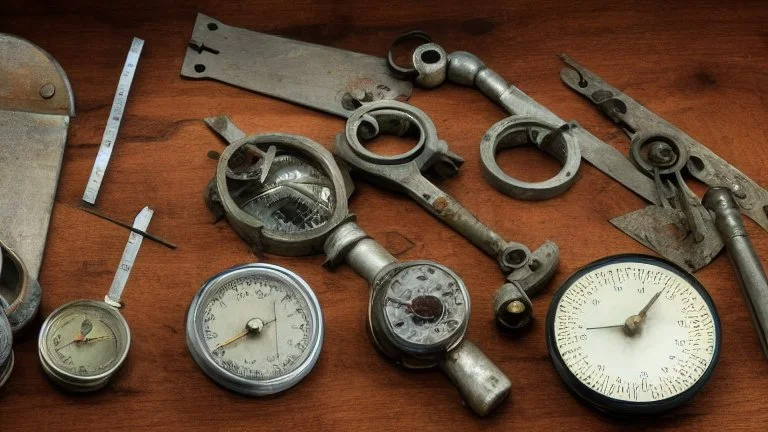 old measuring instruments