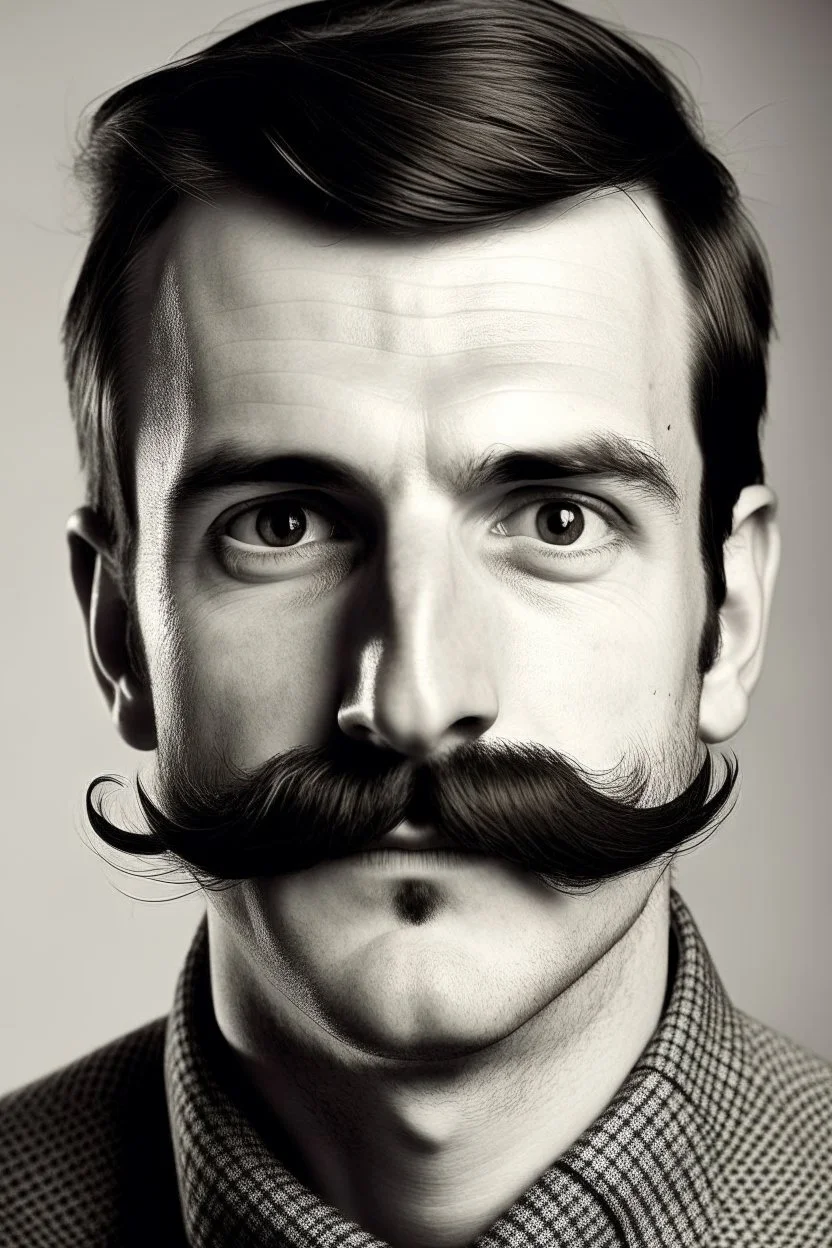 man with mustach