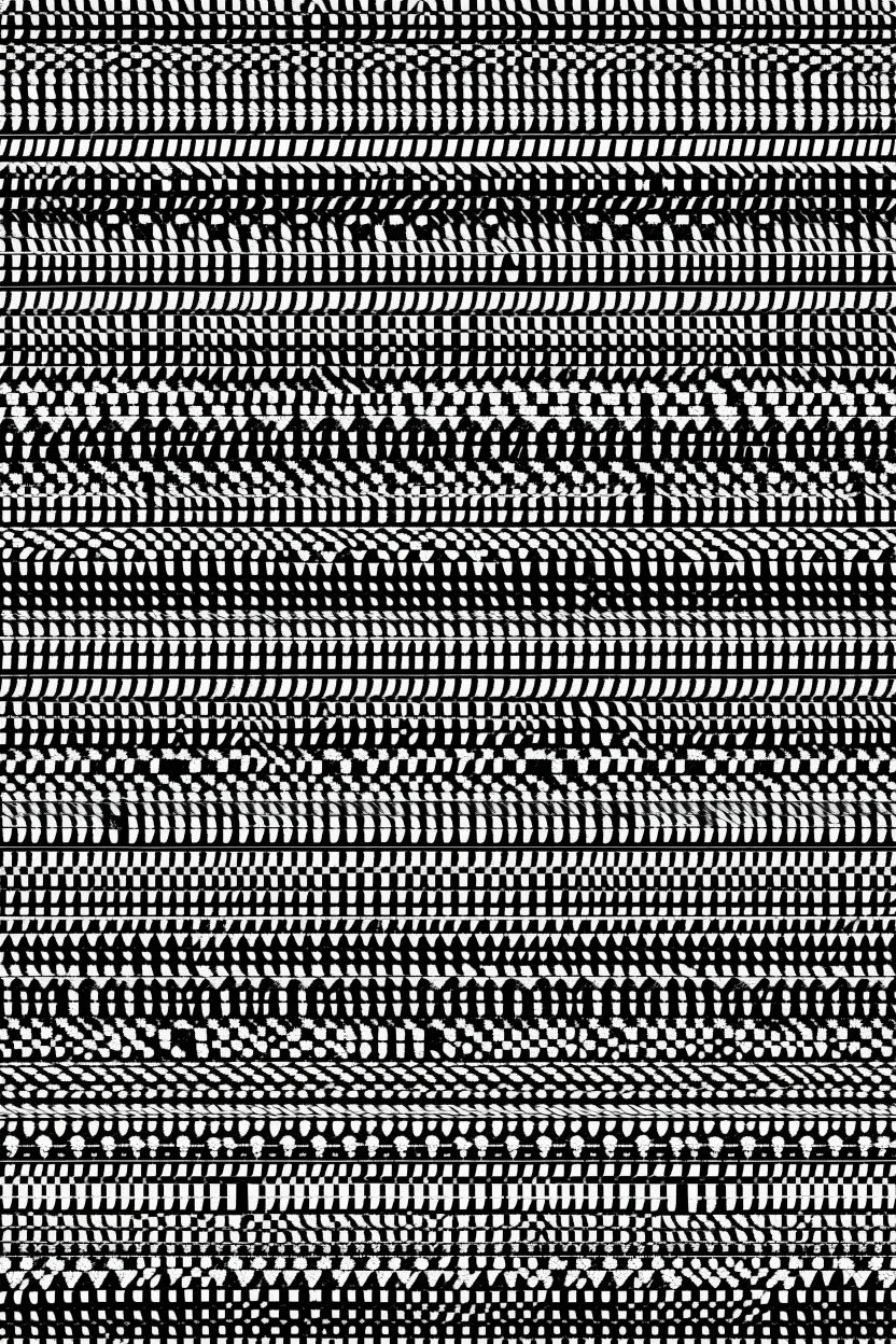 Wool texture, tilable pattern, textile design, all over, black and white, clothes, textile Print