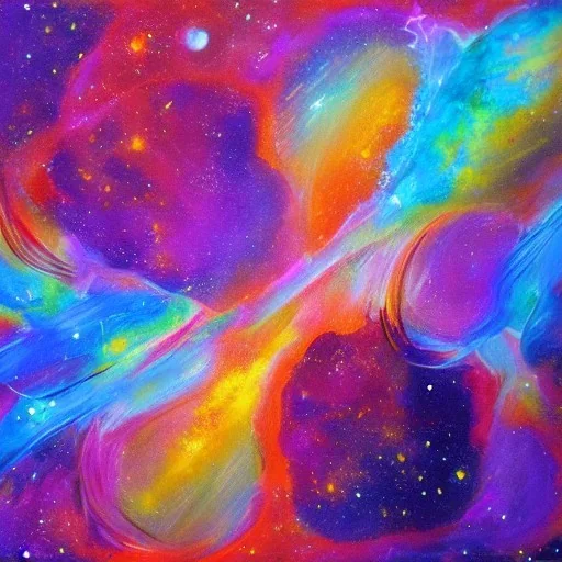 Abstract space art