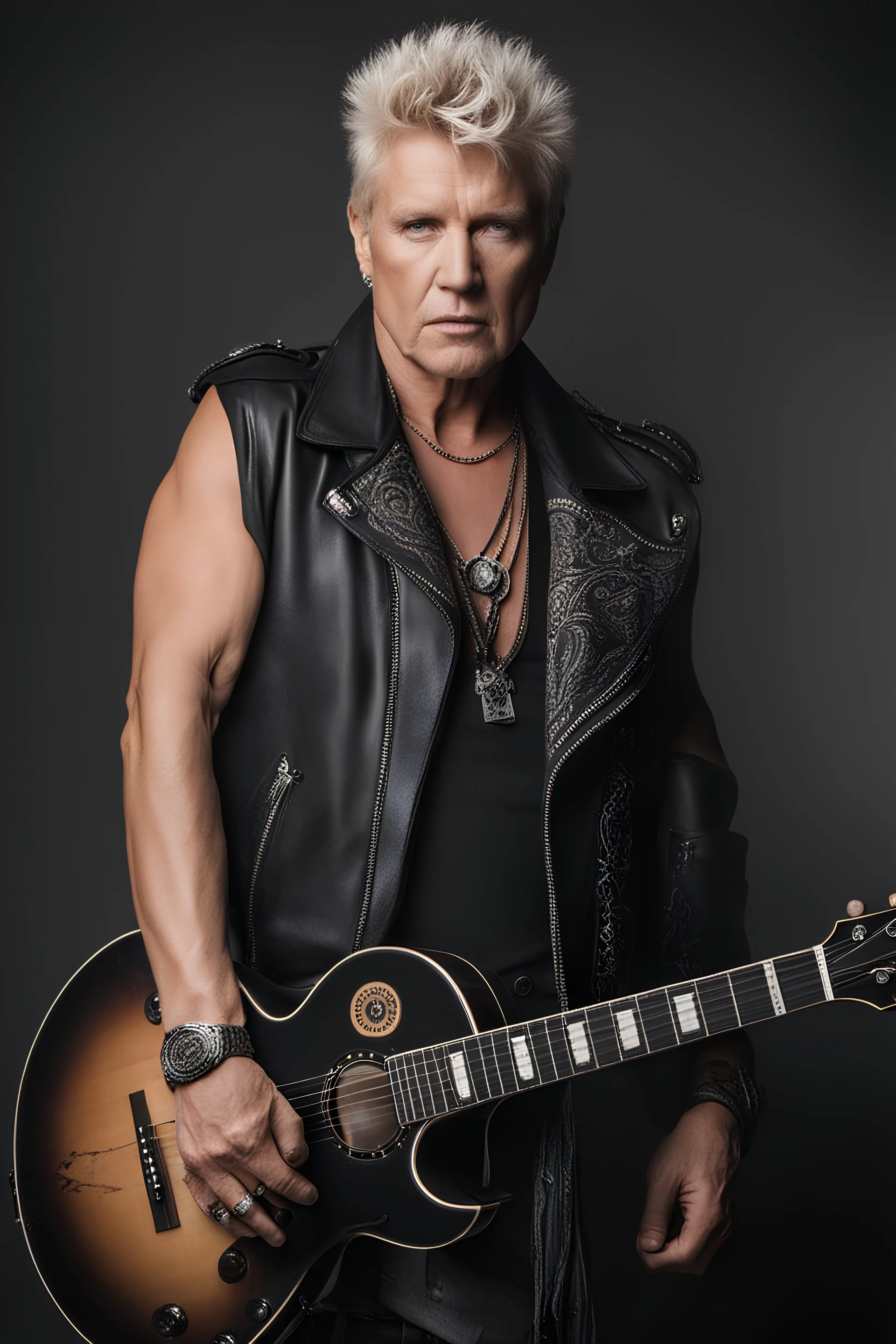 What Elvis Presley would look like if he was Billy Idol